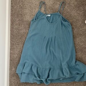 Women's Blue Sleeveless Dress